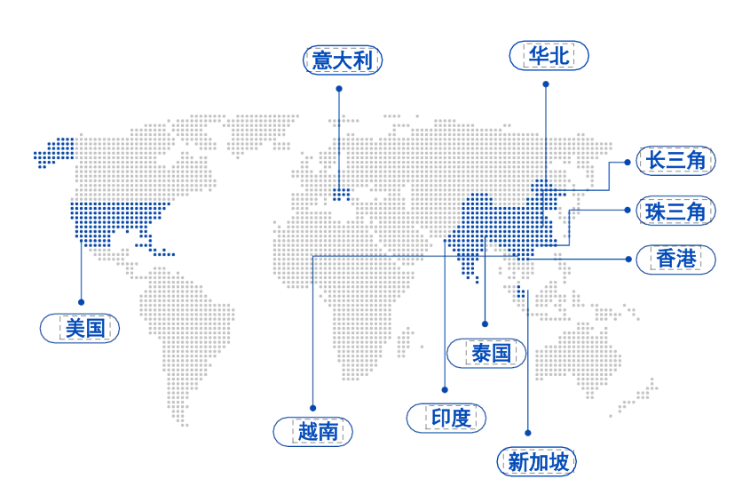 全球布局地图